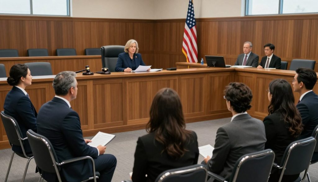 proceso de audiencia en corte de inmigración