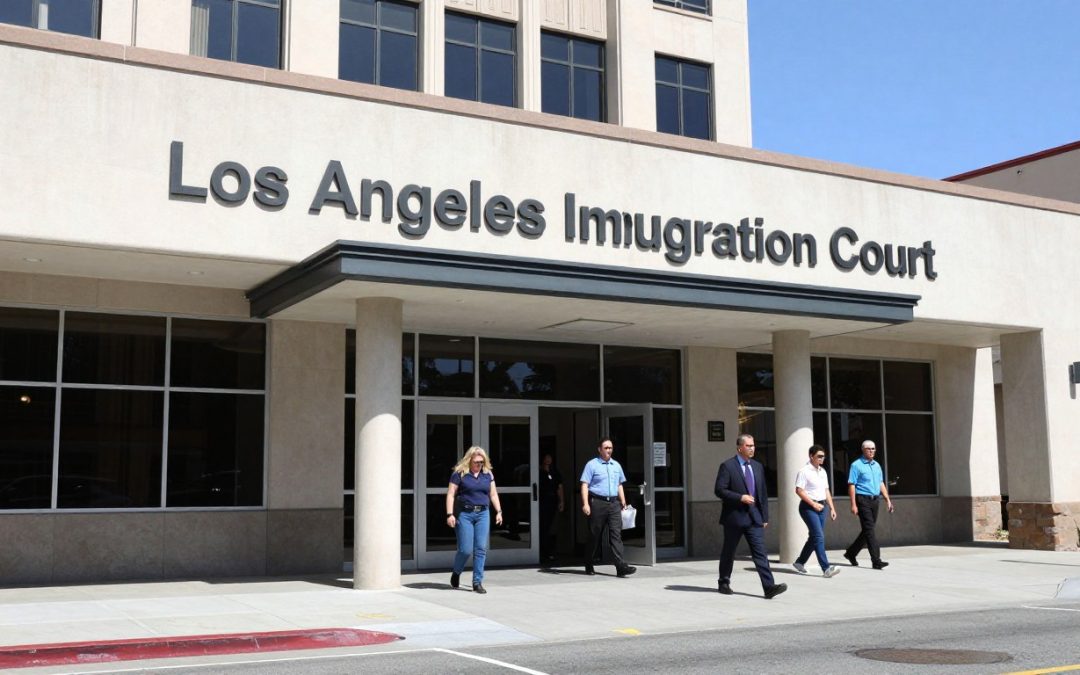 Edificio de la Corte de Inmigración en Los Ángeles